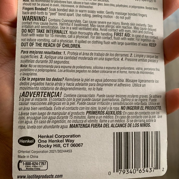 🔴 NWT Duro Super Glue, 1 Pack of 4 Tubes, Clear 2 g Tubes - Picture 8 of 8